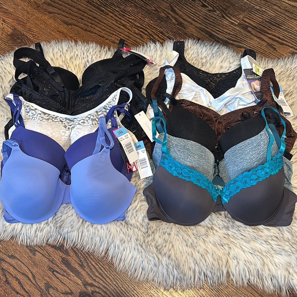 NWT 12 BODY NATURALS BRA BUNDLE